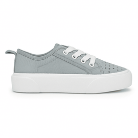 Denim Lace up Sneaker Nawao.com