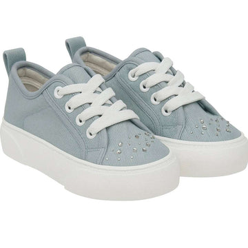 Denim Lace up Sneaker Nawao.com