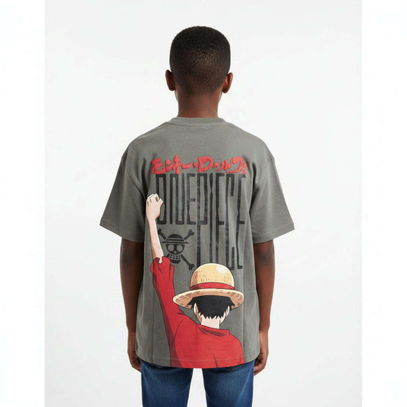 Dk Grey One Piece Over Size T Shirt Mid Grey Nawao.com