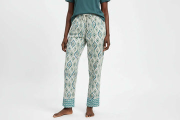 Dual Blue Print Table Pyjama Bottom Assorted Nawao.com