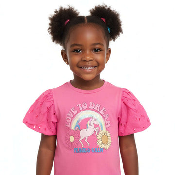 Dusty Pink Schiffli Frills At Slv With Embellishment Top Pale Pink Nawao.com