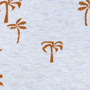 ECRU MELANGE PALM SHORT SLEEVE TSHIRT ECRU 12 18 MONTHS Nawao.com