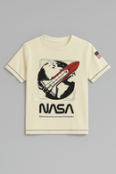 Ecru Nasa T Shirt Ecru Nawao.com