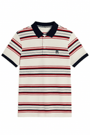 Feeder Stripe Pique Polo Assorted Nawao.com