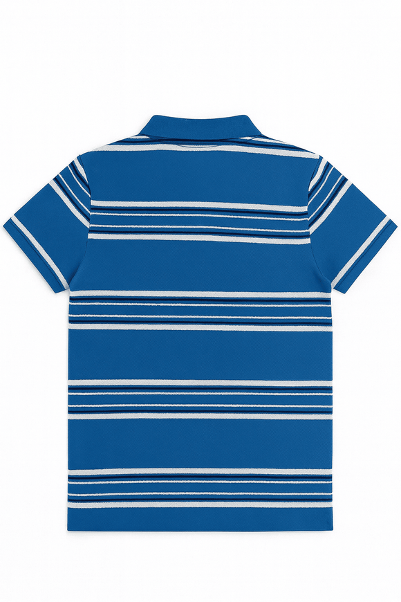 Feeder Stripe Pique Polo Assorted Nawao.com