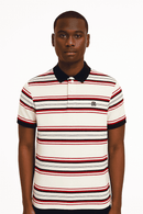Feeder Stripe Pique Polo Assorted Nawao.com