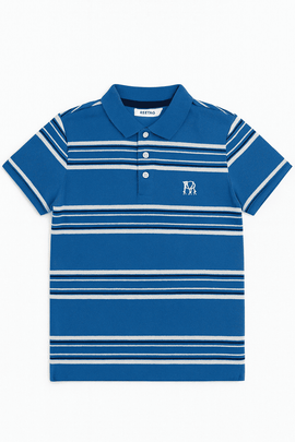 Feeder Stripe Pique Polo Assorted Nawao.com