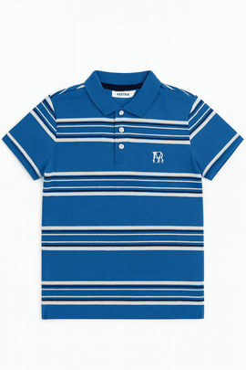 Feeder Stripe Pique Polo Assorted Nawao.com