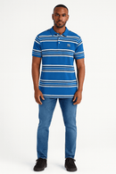 Feeder Stripe Pique Polo Assorted Nawao.com