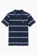 Feeder Stripe Pique Polo Assorted Nawao.com