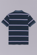Feeder Stripe Pique Polo Assorted Nawao.com