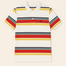 Feeder Stripe Pique Polo Assorted Small Nawao.com