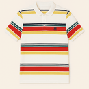 Feeder Stripe Pique Polo Assorted Small Nawao.com
