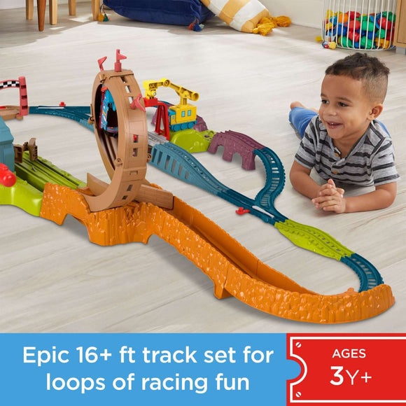 Thomas Friends Launch Loop Maintenance Yard Toy Train Set With Motorized Thomas