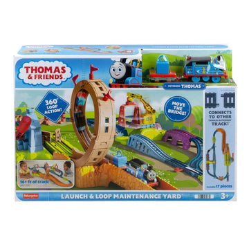 Thomas Friends Launch Loop Maintenance Yard Toy Train Set With Motorized Thomas