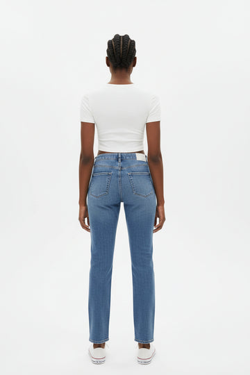 Flared Jeans Pale Blue Nawao.com
