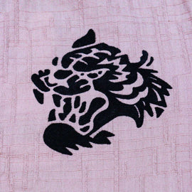 Flock Eagle Print Pink Long Sleeve Shirt Nawao.com