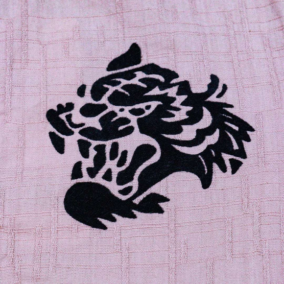Flock Eagle Print Pink Long Sleeve Shirt Nawao.com