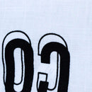 Flock Lepord Print White Long Sleeve Shirt Nawao.com