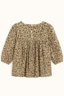 Floral Blouse With Lace At Neck Assorted Nawao.com
