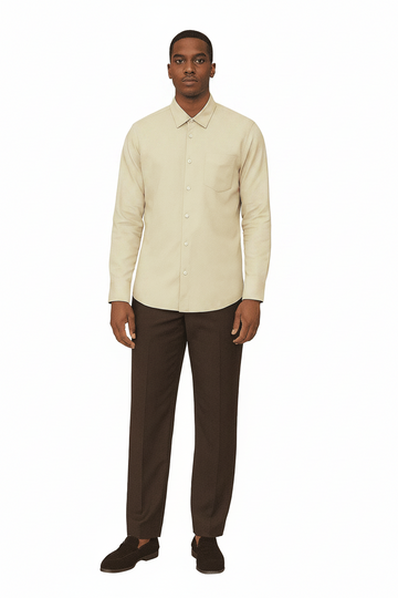 Formal Shirts Beige Nawao.com