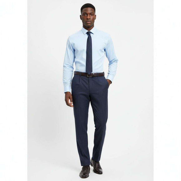 Formal Trousers Navy Nawao.com