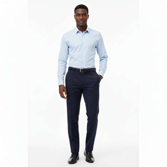 Formal Trousers Navy Nawao.com