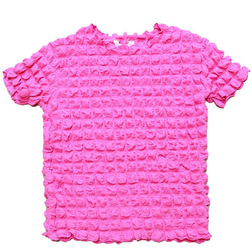 Fuchsia Crinkle Top Fuchsia Nawao.com