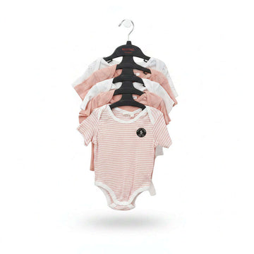 Girl White 3 Pack Sleeveless Strapy Vest Drop Needle Interlock Fabric Bodysuit Beige Nawao.com
