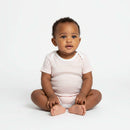 Girl White 3 Pack Sleeveless Strapy Vest Drop Needle Interlock Fabric Bodysuit Beige Nawao.com