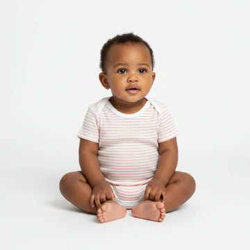 Girl White 3 Pack Sleeveless Strapy Vest Drop Needle Interlock Fabric Bodysuit Beige Nawao.com