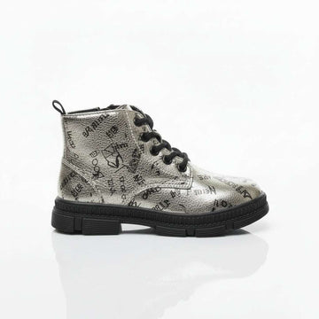 Gold Lace Up High Top Gold Nawao.com