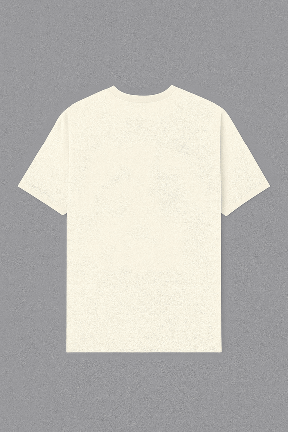Graphic Tee Beige Nawao.com