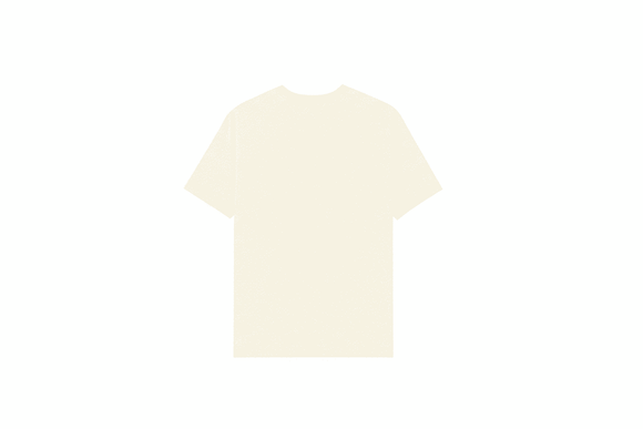 Graphic Tee Beige Nawao.com