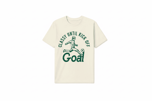 Graphic Tee Beige Nawao.com