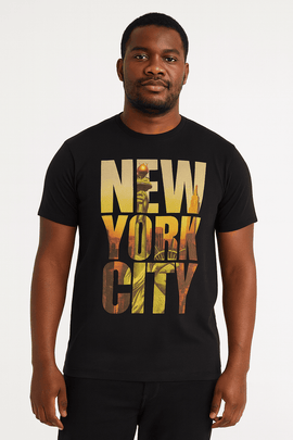 Graphic Tee Black Nawao.com