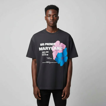 Graphic Tee Black Nawao.com