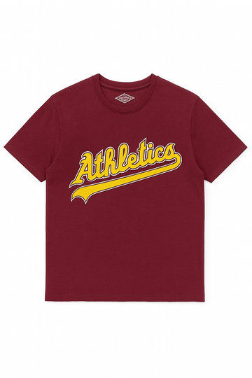 Graphic Tee Burgundy Nawao.com