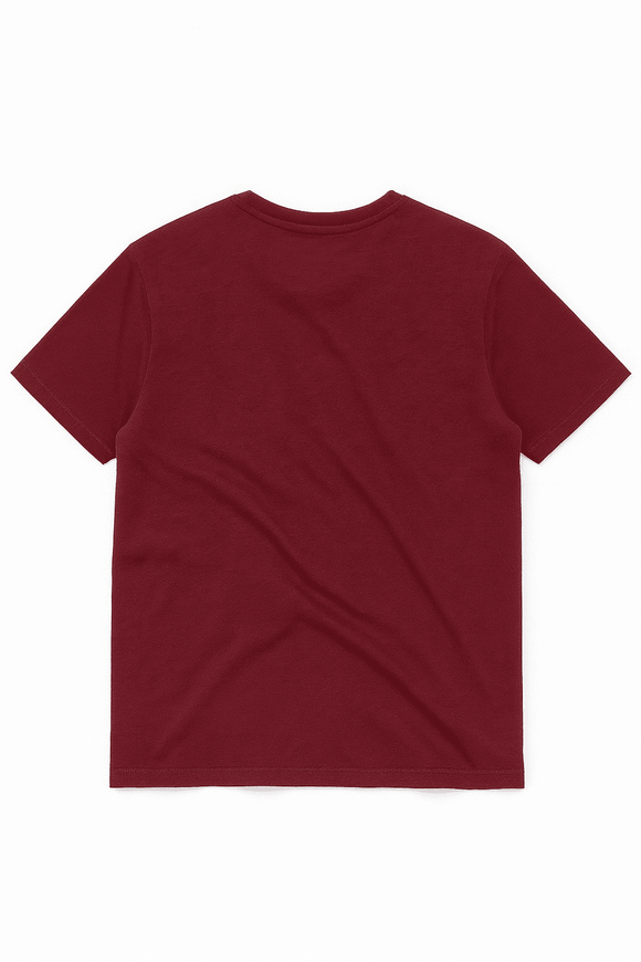 Graphic Tee Burgundy Nawao.com