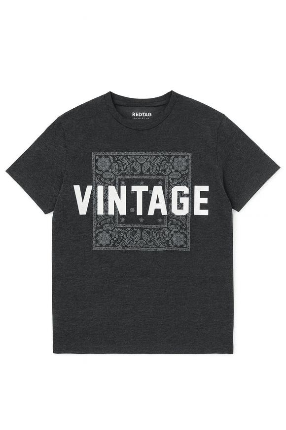 Graphic Tee Charcoal Nawao.com
