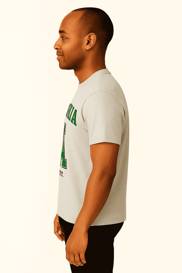 Graphic Tee Mid Grey Nawao.com