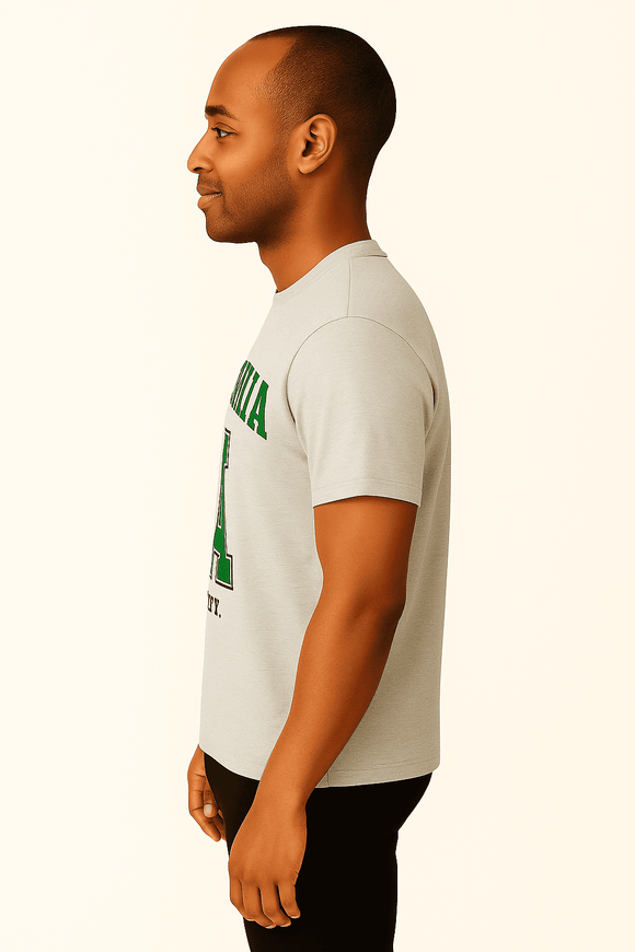 Graphic Tee Mid Grey Nawao.com