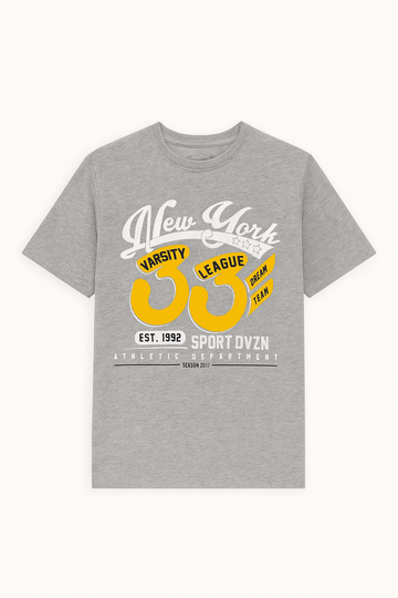 Graphic Tee Mid Grey Nawao.com