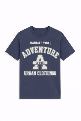 Graphic Tee Navy Nawao.com