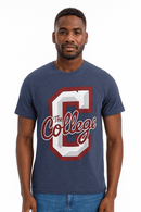 Graphic Tee Navy Nawao.com