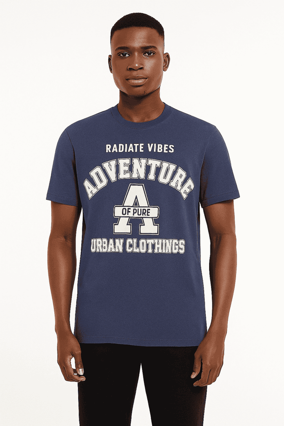 Graphic Tee Navy Nawao.com