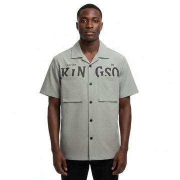 Gree Mens Casual Shirt Green Small Nawao.com