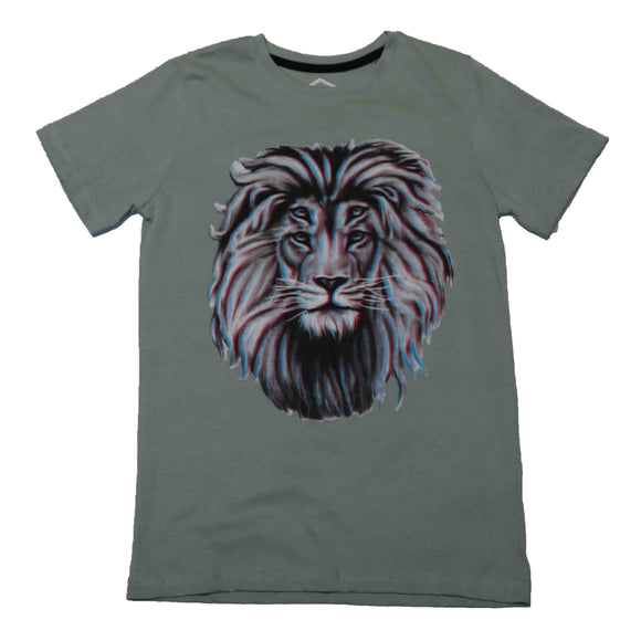 Green 3D Short Sleeve Graphic Tshirt Nawao.com