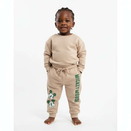 Green And Beige Mickey 2 Pack Active Pants Green Nawao.com