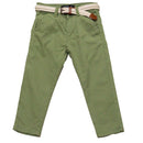Green Belted Dobby Trouser Nawao.com